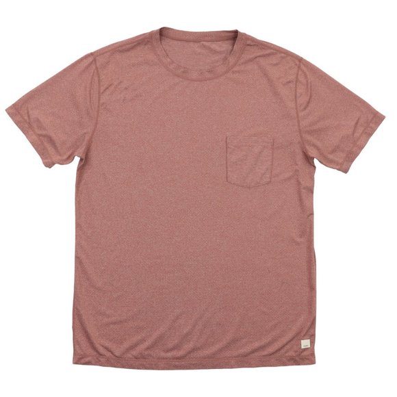 Vuori Other - Vuori Tradewind Performance T Shirt Men’s Large Light Red Pocket Tee V109